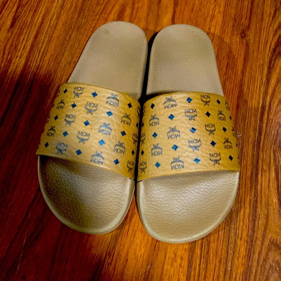 MCM Monogram Logo Slip-On Sandals, Men’s size 10 1/2 - Picture 4 of 4